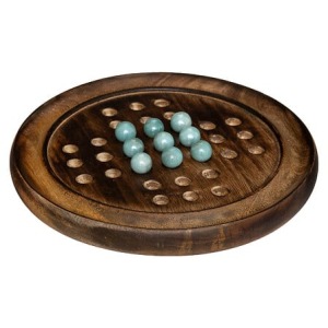 Jeu solitaire personalizable mang sayon d22, marron