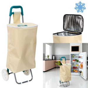 chariot personalizable shopping 2 roues fraicheur