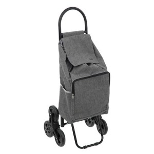 chariot personalizable 6roues metal gris nomade, gris
