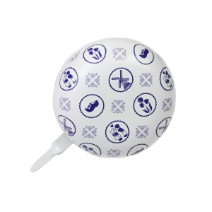 Sonnette de vélo personalizable Ding Dong 80mm bleu hollande