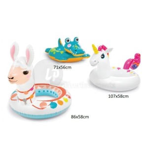 bouée gonflable personalizable animal MIX boîte carton