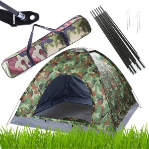 Tente de camping de promoción Camo XXL pour 2-3 personnes