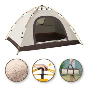 Tente de camping de promoción pliante pour 2-3 personnes, 200x1