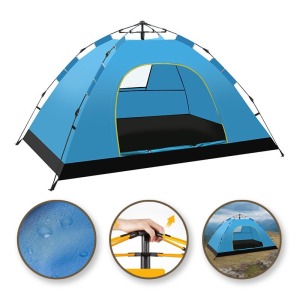 Tente de camping personalizable pliante pour 2-3 personnes, 200x1