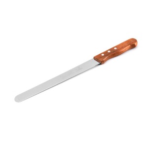 Couteau à pain personalizable de cuisine avec manche en bois 31x3