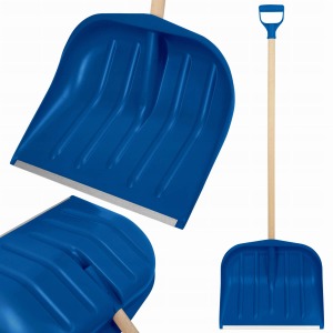 Pelle à neige personalizable avec grattoir style bois