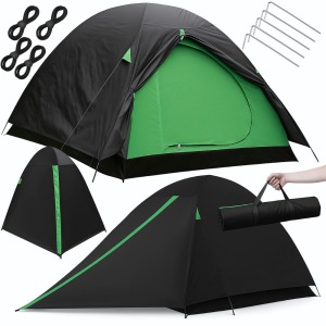 Tente de camping de promoción pour 2 personnes étanchéité moustiquaire