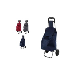 Chariot de courses de promoción textile à roulettes 33 litres C