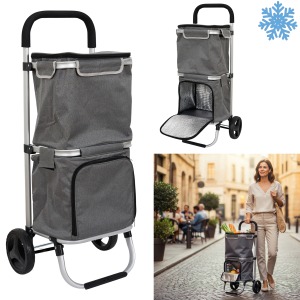 chariot personalizable aluminium fraicheur 2 compartiments