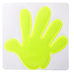 Pegatina reflectante Mano