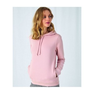 B&C Organic Hooded /Mujeres - Sudadera con capucha orgánica para mujeres - Blanco