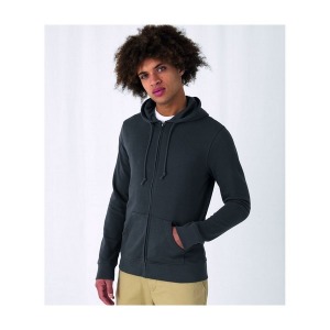 B&C Organic Zipped Hood - Organic Zipped Hoodie - Blanco