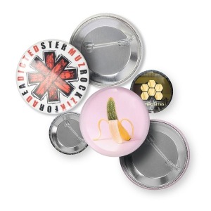 Insignia de botón - made in europe - 56 mm