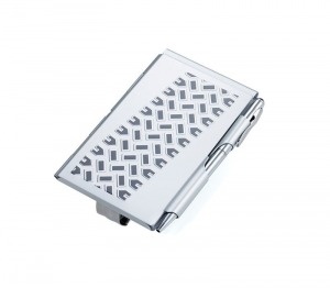 Bloc de notas de la caja metálica de la pista de neumáticos