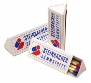 Caja triangular de 15 cerillas