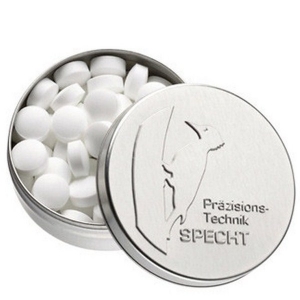 Tapa con sello de la caja XS, caramelos de fruta XS Kalfany