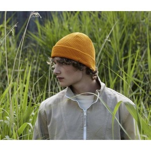Gorro nido de abeja de algodón orgánico - ORGANIC COTTON WAFFLE BEANIE