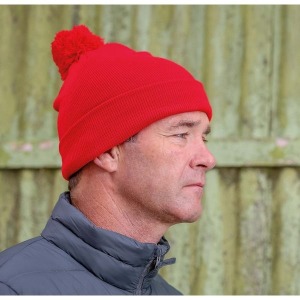 Gorro pompón - resultado