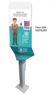 Terminal de control para paso sanitario