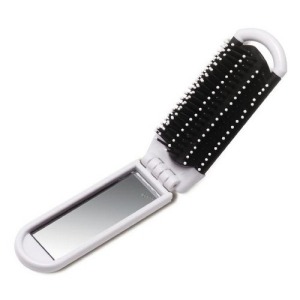 Cepillo plegable con espejo