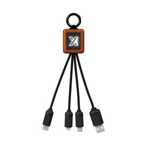 3 en 1 cable de acabado de madera