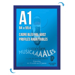 Marco mural CLIC-CLAC A.1 AZUL 5002