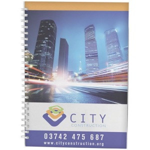 Desk-Mate® A5 cuaderno de espiral con cubierta de polipropileno