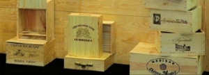 Cajas de vino de madera