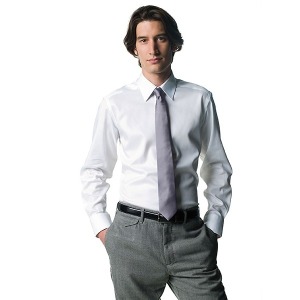 Camisa moderna de manga larga sin planchar Russell Collection