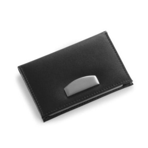 Estuche de cuero para tarjetas con capacidad para 20 tarjetas