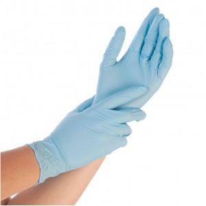 Guante de nitrilo desechable