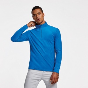 HIMALAYA - Microfleece con cuello de embudo y protector de barbilla