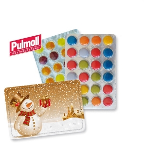 Le plus petit calendrier de l'avent personalizable du monde MOTIFS STANDARD avec bonbons en chocolat