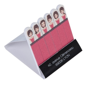 Limas de uñas con estuche de cartón