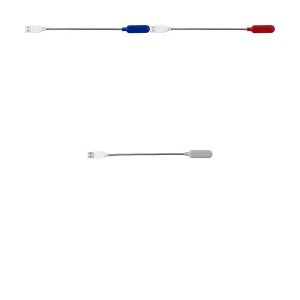 Luz de lectura USB Lola en ABS y metal