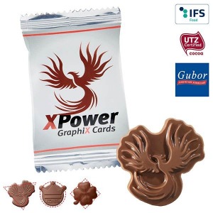 Logotipo de chocolate personalizado