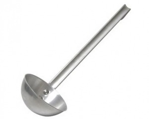 Cuchara de aluminio 52 cm ø 14 cm