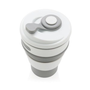 Taza de silicona plegable