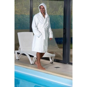 Bata de baño con capucha
