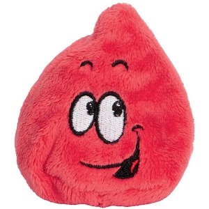 Peluche personalizable goutte rouge - MBW