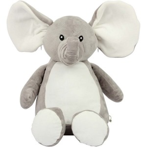 Peluche con cremallera de elefante - Murmullos