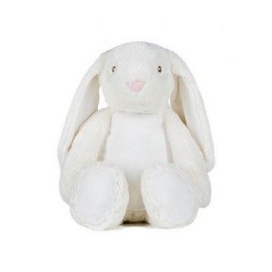 Conejo de peluche con cremallera