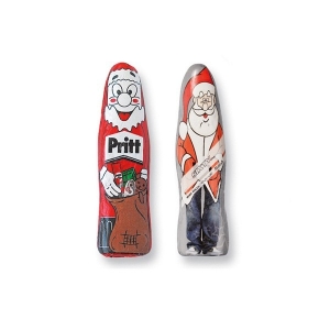 Papá Noel de chocolate personalizado