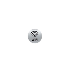 Picto Alu Redondo 80 mm ZONE WiFi (Palu 11)