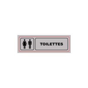 Signa Plexiglas 170x50 mm TOILETS (S.24)