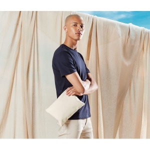 Bolsillo con cremallera de algodón orgánico 20x11cm