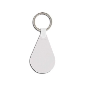 Llavero alargado de fichas para el carrito de compras