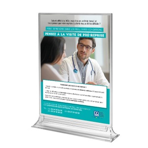 Soporte visual de mostrador "Premium" A4 / base