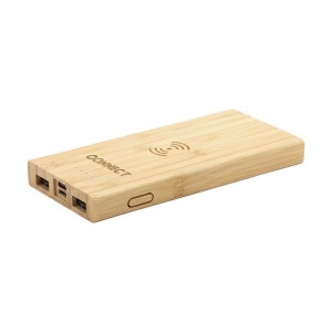 Powerbank 8000 mAh con cáscara de bambú