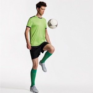 RACING - Kit deportivo unisex compuesto por 2 camisetas + 1 pantalón corto